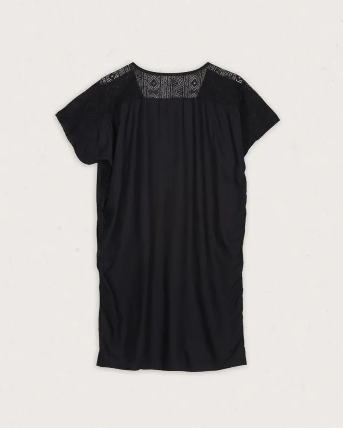 Passenger Clothing Ambrose Oversized Organic Dress Black Women Dresses and Skirts