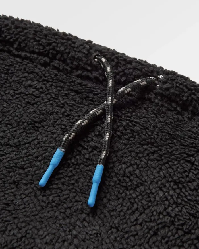 Passenger Clothing Ash Recycled Sherpa Fleece Snood Black WomenMen Scarves and Neckwear