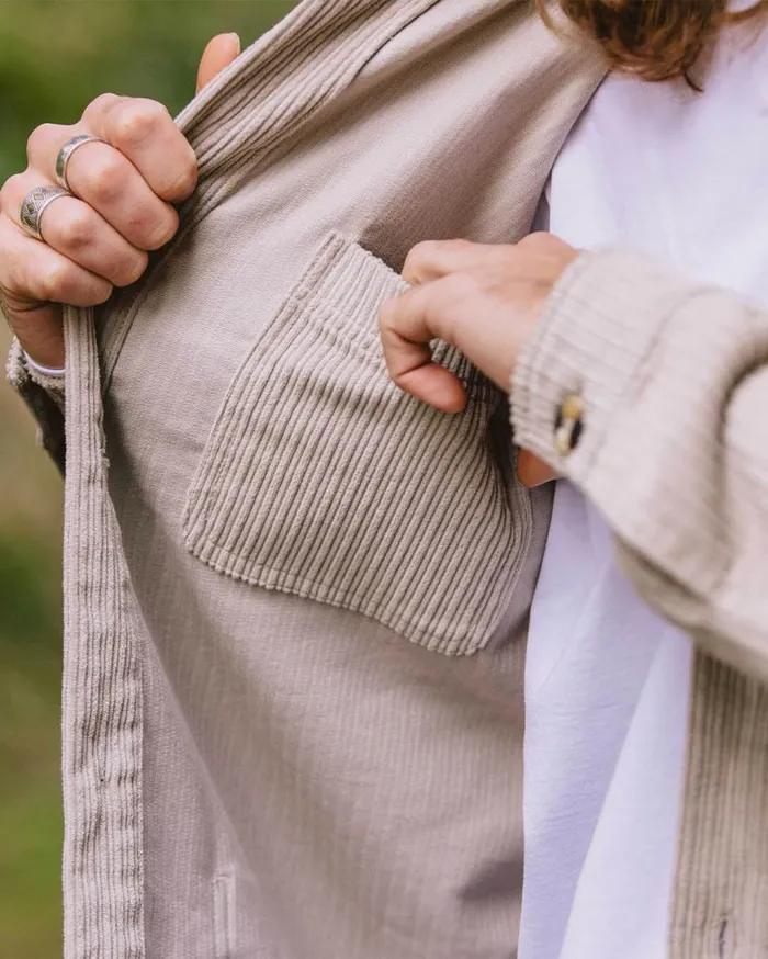 Passenger Clothing Balsa Cord Overshirt Feather Men Shirts
