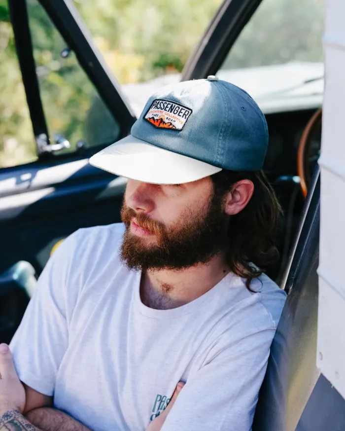 Passenger Clothing Barrel Recycled Low Profile Cap Deep Ocean WomenMen Caps and Hats