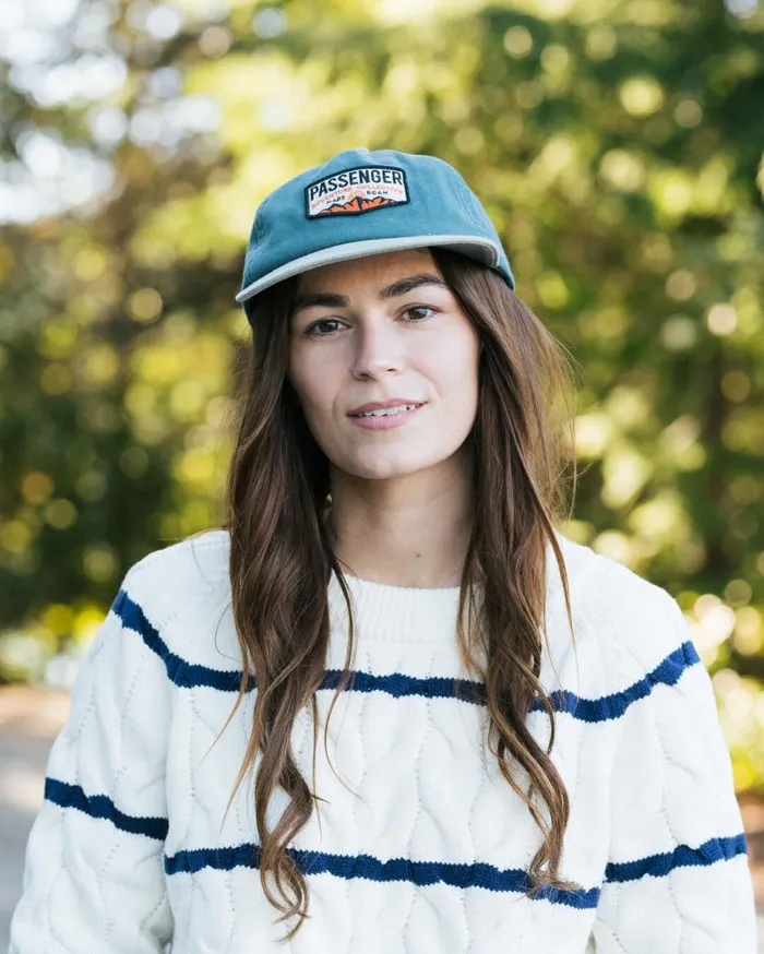Passenger Clothing Barrel Recycled Low Profile Cap Deep Ocean WomenMen Caps and Hats