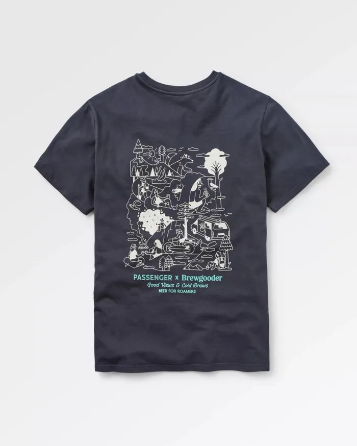 Passenger Clothing Brews and Views TShirt Passenger X Brewgooder Black Men TShirts and Vests