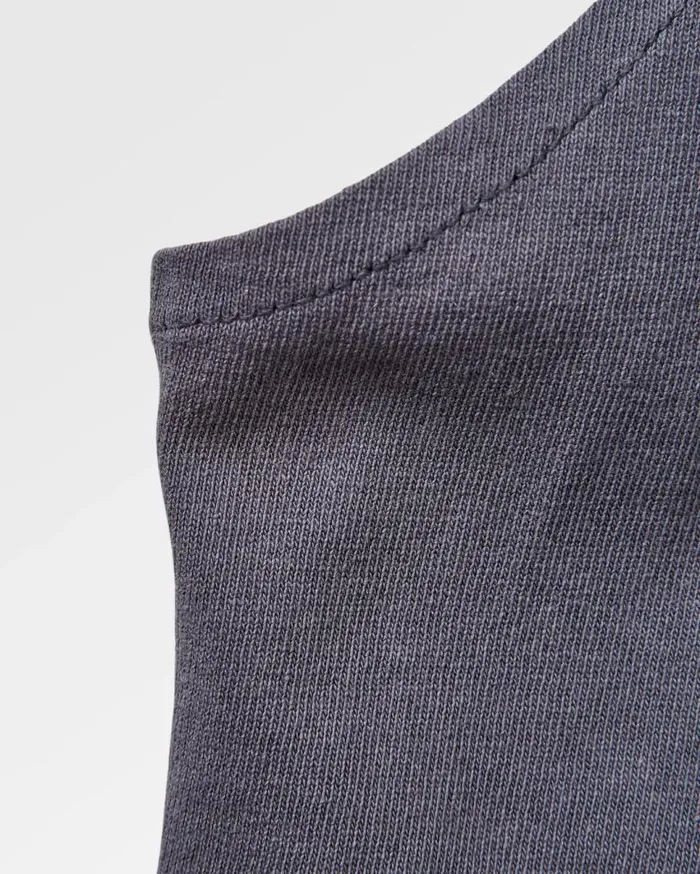 Passenger Clothing Bud Recycled Cotton Vest Charcoal Women Tops and TShirts