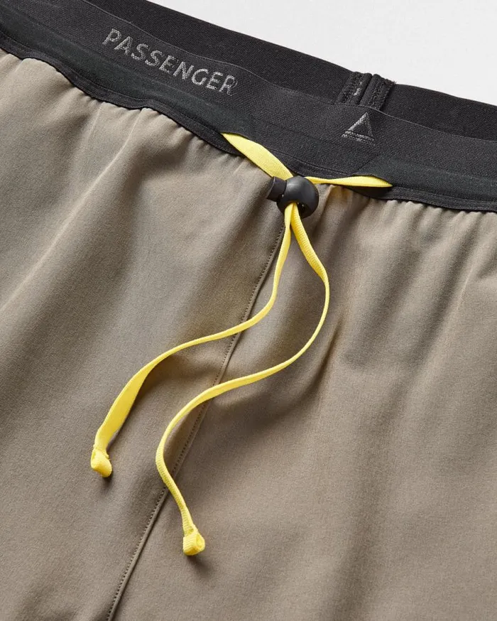 Passenger Clothing Byway Active Recycled Short Dusty Olive Women Activewear