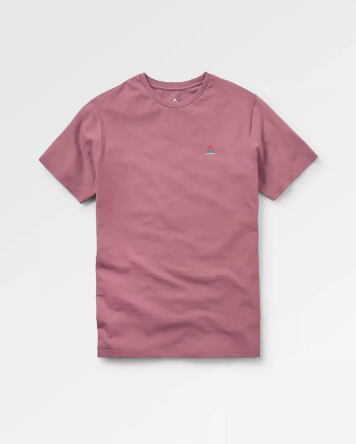 Passenger Clothing Classic Logo Recycled Cotton TShirt Crushed Berry Men TShirts and Vests