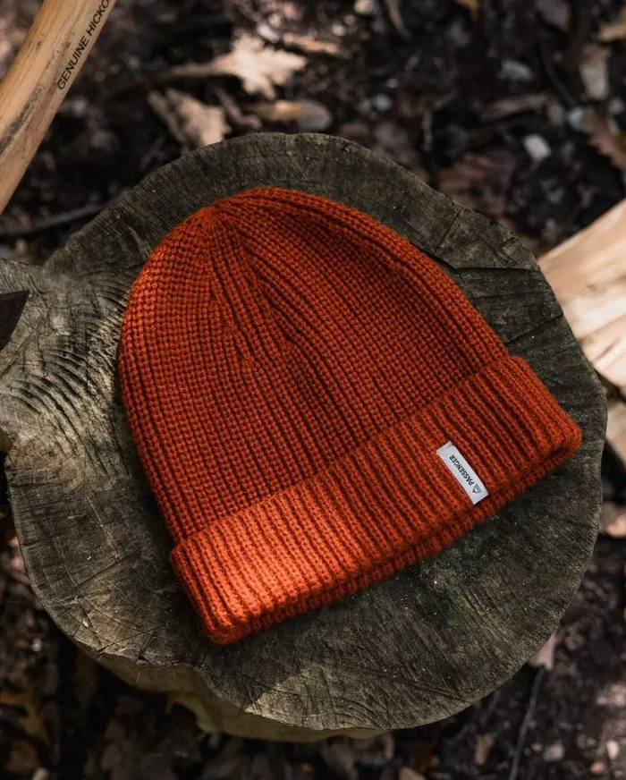 Passenger Clothing Compass Recycled 20 Beanie Rust WomenMen Beanies