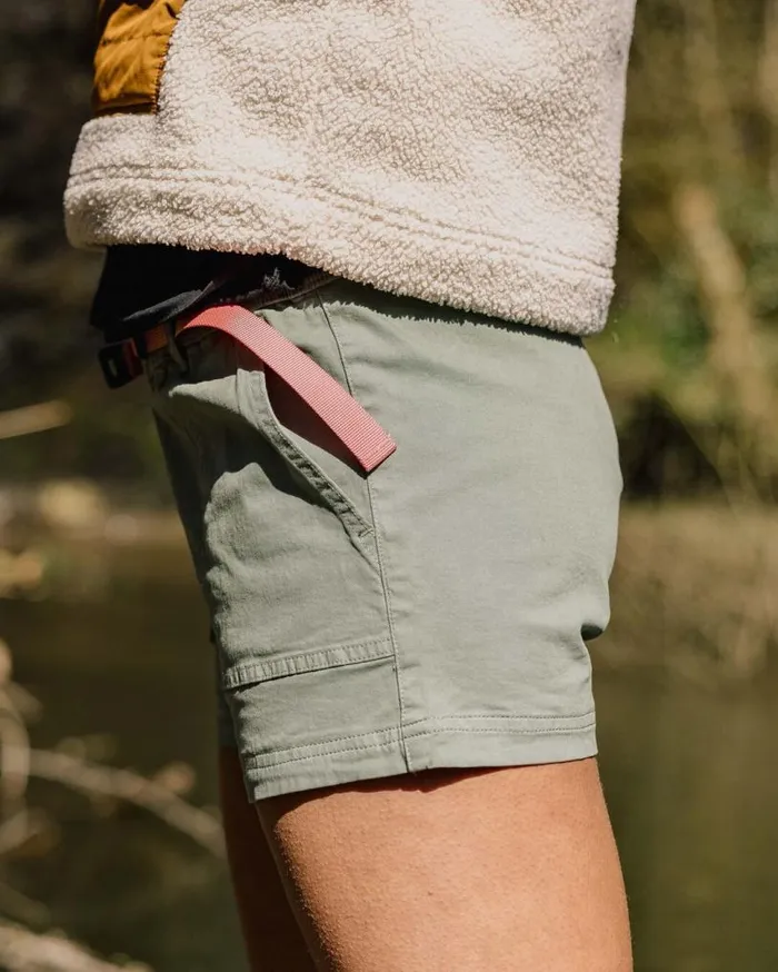 Passenger Clothing Del Sur Organic Cotton Short Pistachio Women Shorts