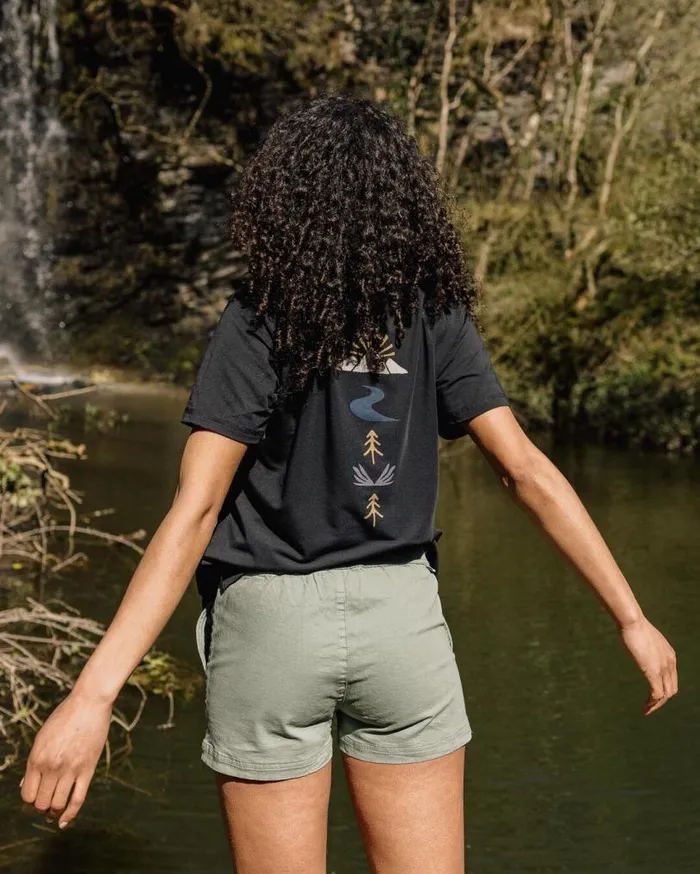 Passenger Clothing Del Sur Organic Cotton Short Pistachio Women Shorts