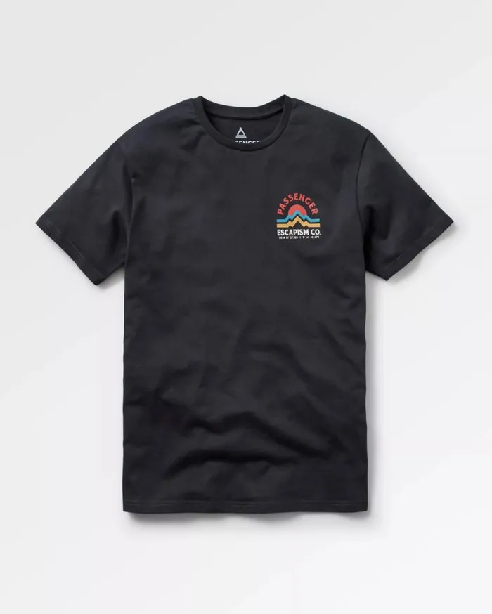 Passenger Clothing Dumont Organic Relaxed Fit TShirt Black Men TShirts and Vests