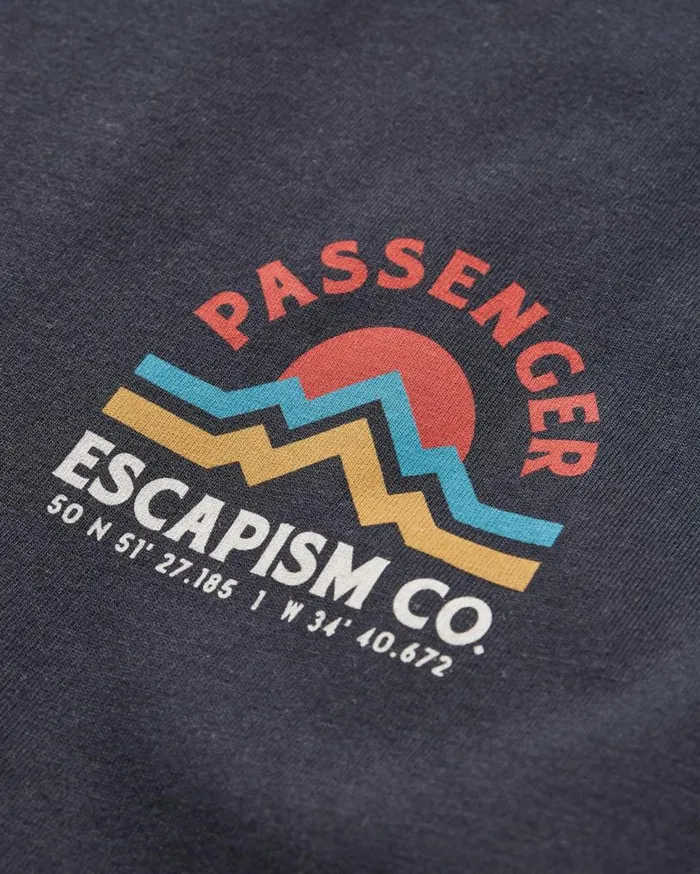 Passenger Clothing Dumont Organic Relaxed Fit TShirt Black Men TShirts and Vests