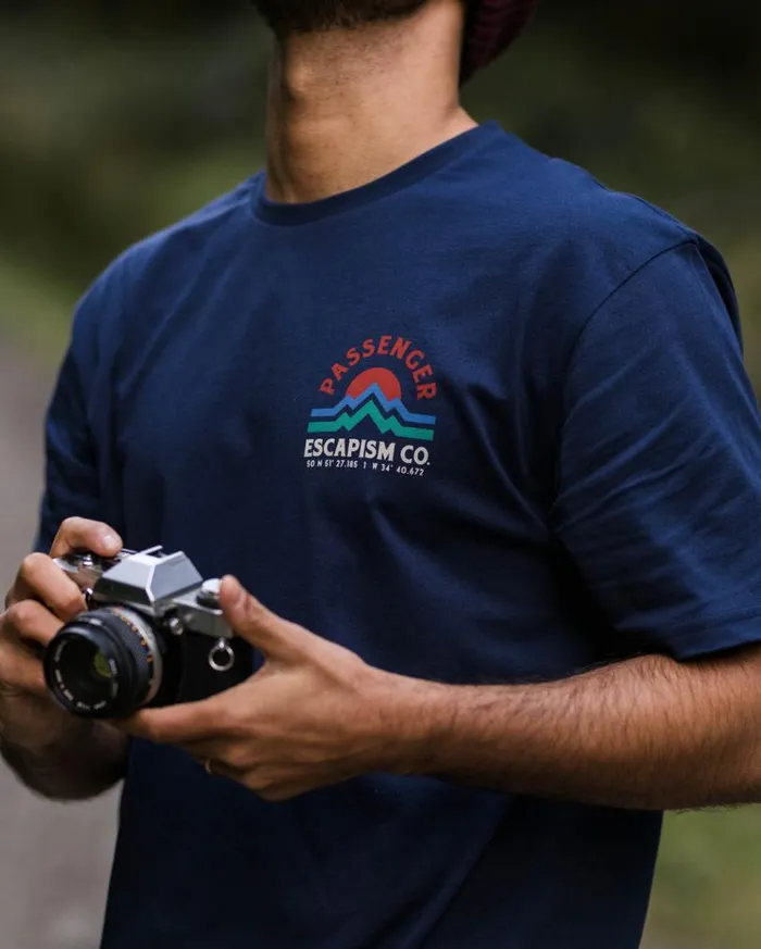 Passenger Clothing Dumont Organic Relaxed Fit TShirt Rich Navy Men TShirts and Vests