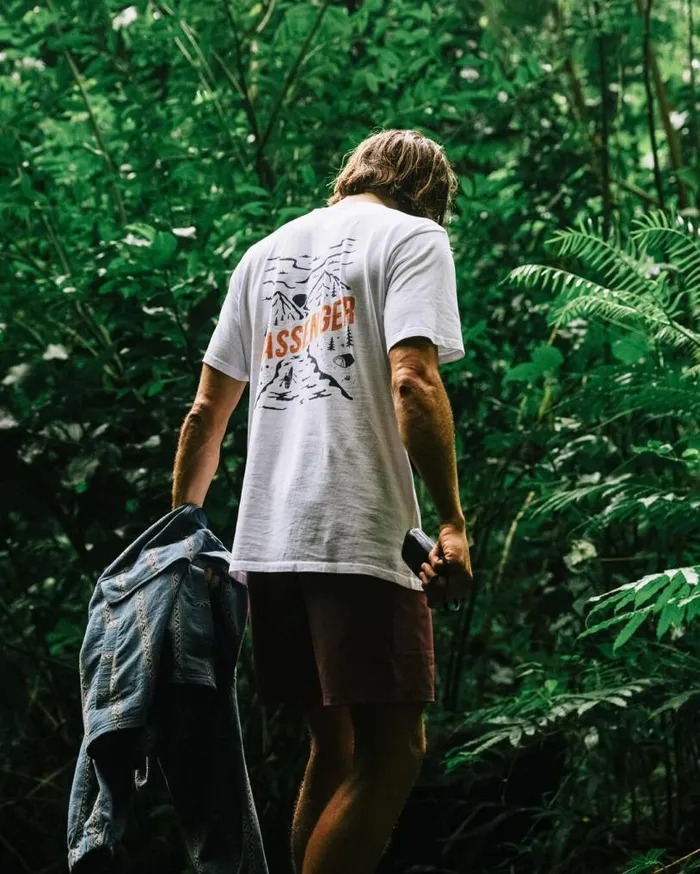Passenger Clothing Fjord Recycled Cotton TShirt White Men TShirts and Vests