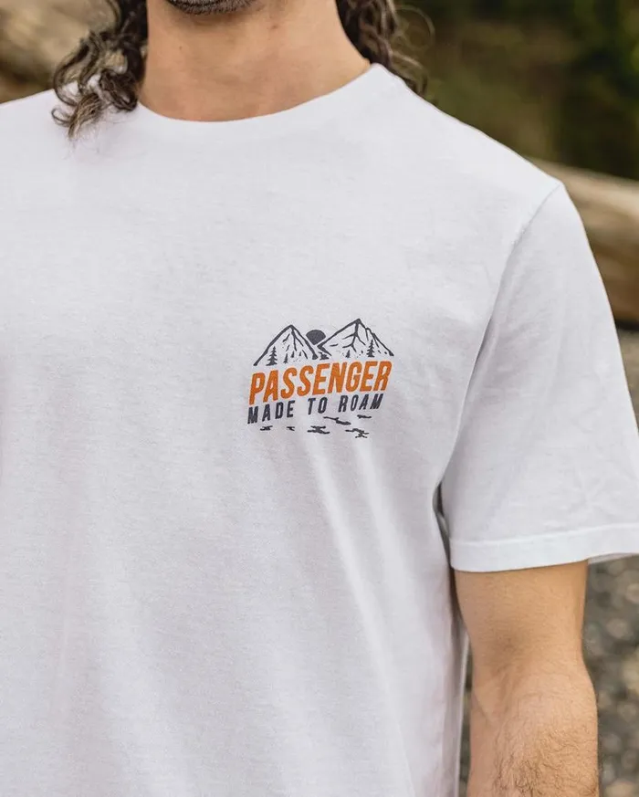 Passenger Clothing Fjord Recycled Cotton TShirt White Men TShirts and Vests