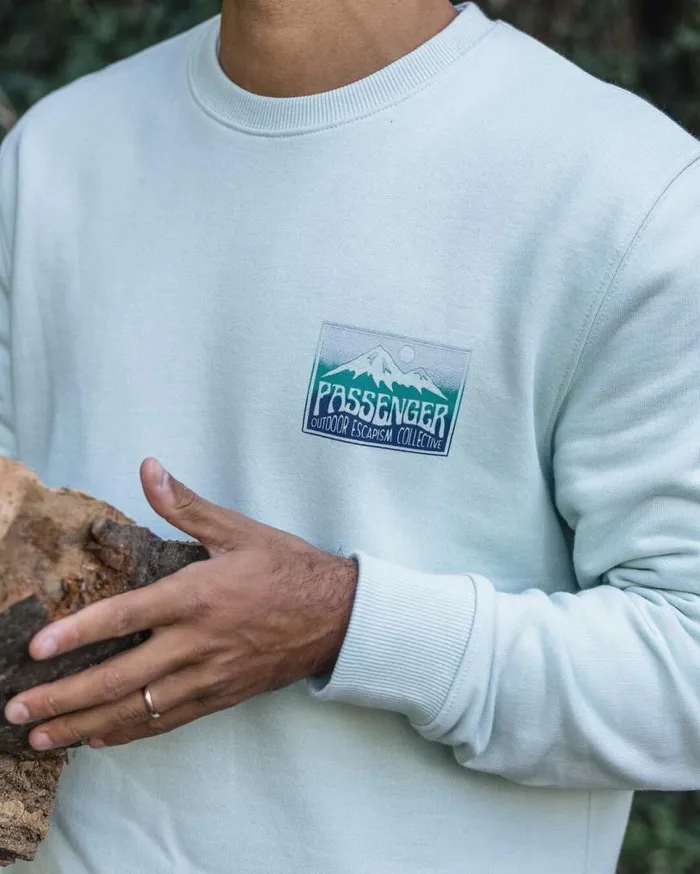Passenger Clothing Grounded Organic Cotton Sweatshirt Surf Spray Men Hoodies and Sweatshirts