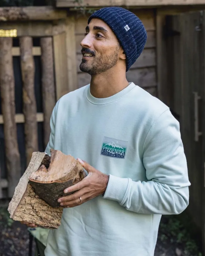 Passenger Clothing Grounded Organic Cotton Sweatshirt Surf Spray Men Hoodies and Sweatshirts