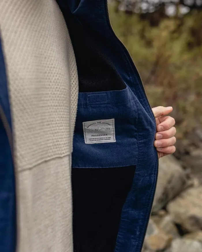 Passenger Clothing Horizon Cord Jacket Dark Denim Men Jackets