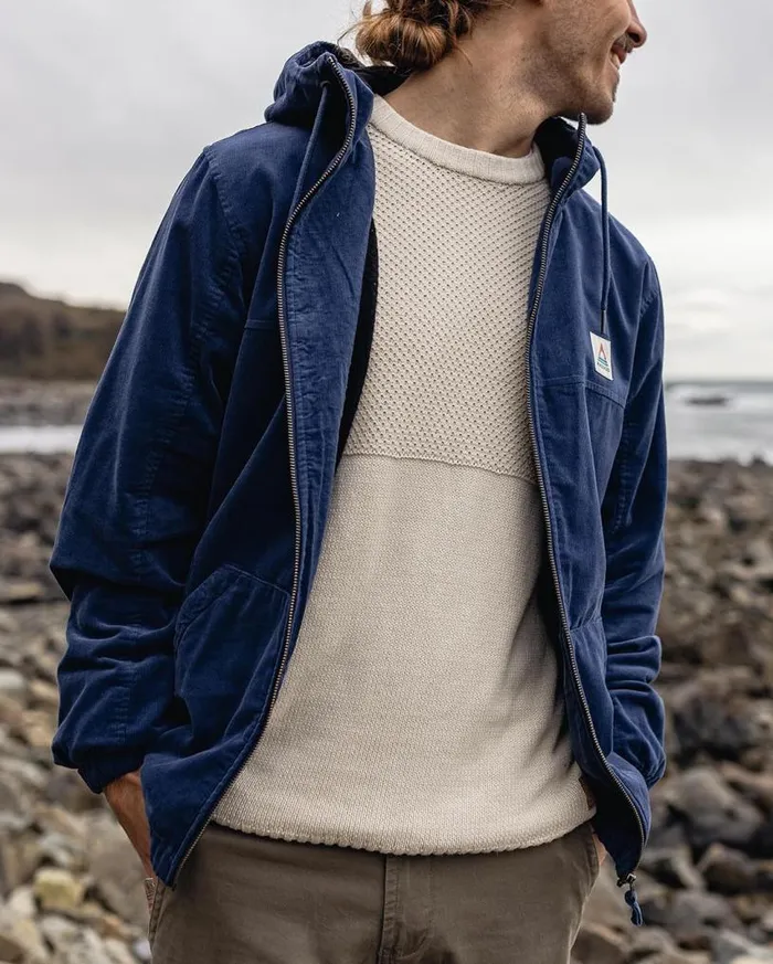 Passenger Clothing Horizon Cord Jacket Dark Denim Men Jackets