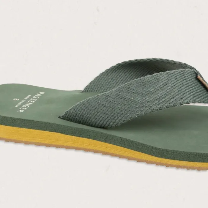 Passenger Clothing Malibu Flip Flop Laurel Green Women Flip Flops and Sandals