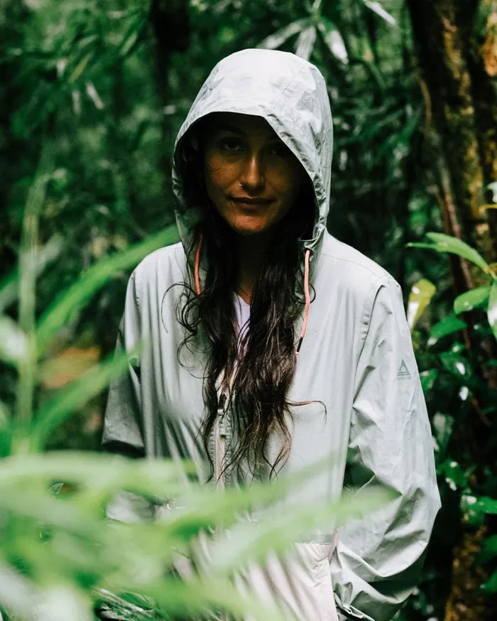 Passenger Clothing Nimbin Recycled Full Zip Water Resistant Jacket Pistachio Women Activewear