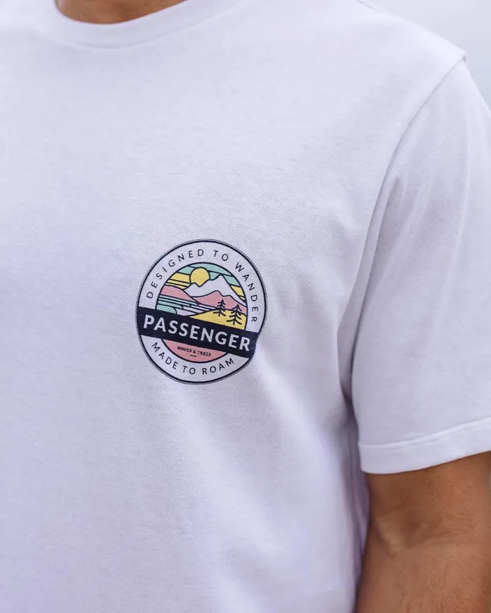 Passenger Clothing Odyssey Recycled Cotton TShirt White Men TShirts and Vests