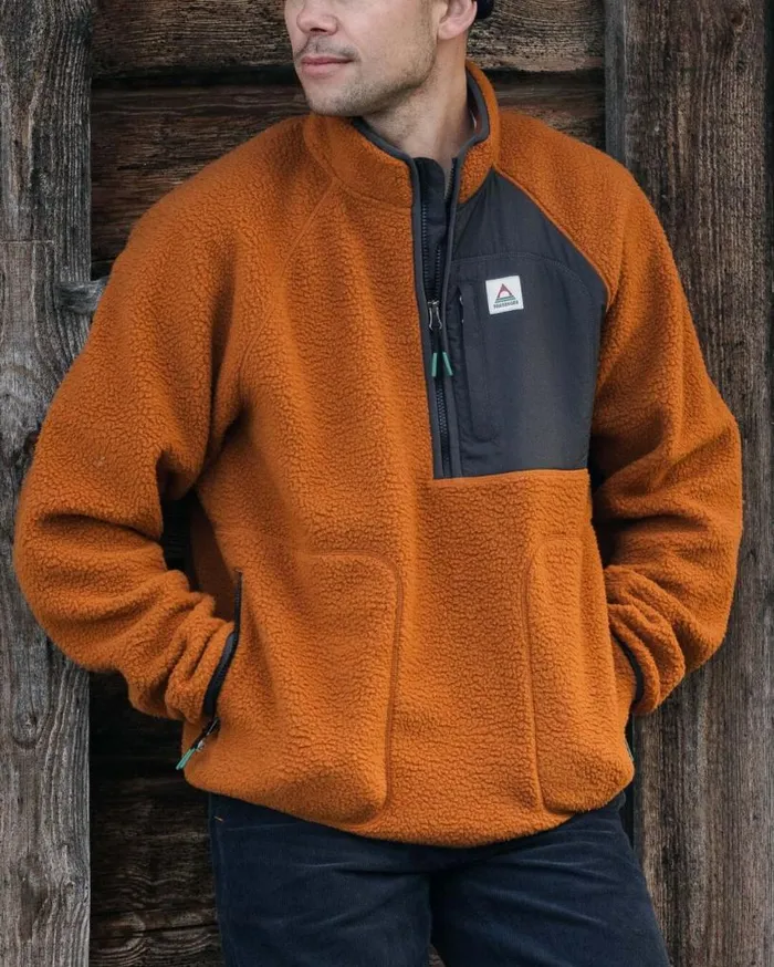 Passenger Clothing Offgrid 20 Recycled Sherpa Fleece Glazed Ginger Men Fleece