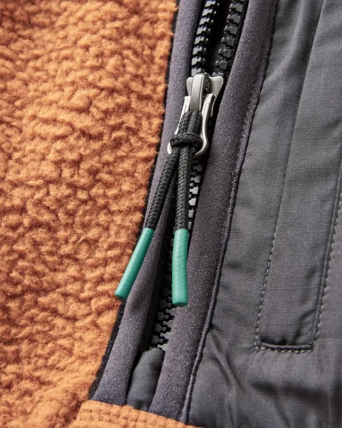Passenger Clothing Offgrid 20 Recycled Sherpa Fleece Glazed Ginger Men Fleece