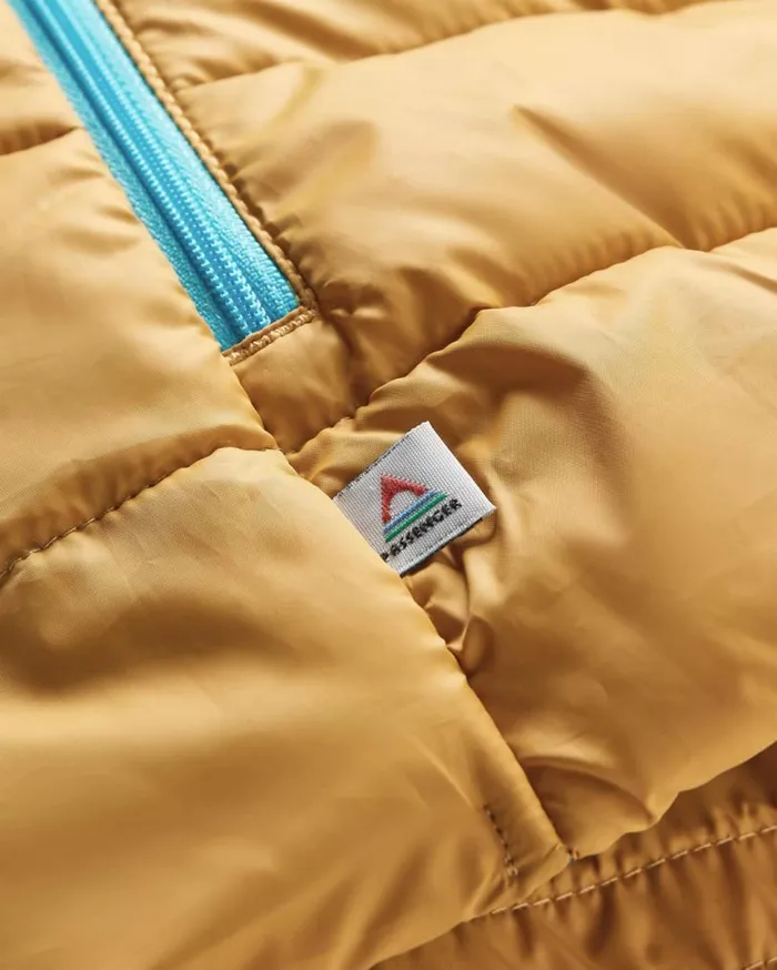 Passenger Clothing Pow Recycled 20 Insulated Jacket Mustard Gold Women Jackets