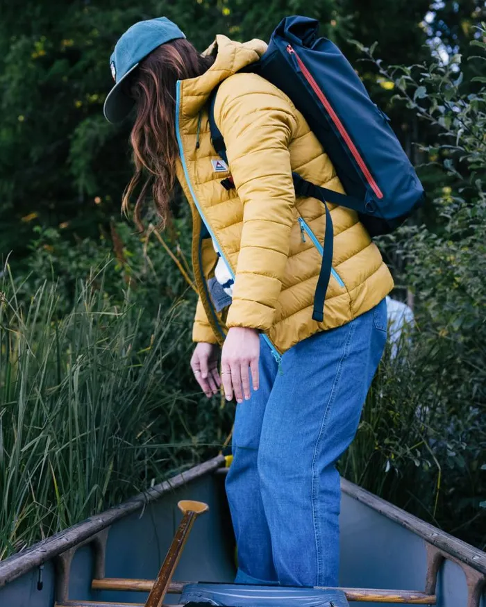 Passenger Clothing Pow Recycled 20 Insulated Jacket Mustard Gold Women Jackets