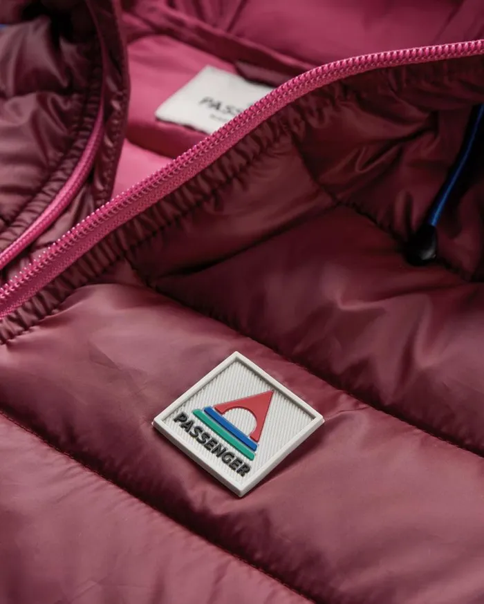 Passenger Clothing Pow Recycled 20 Insulated Jacket Wine Women Jackets