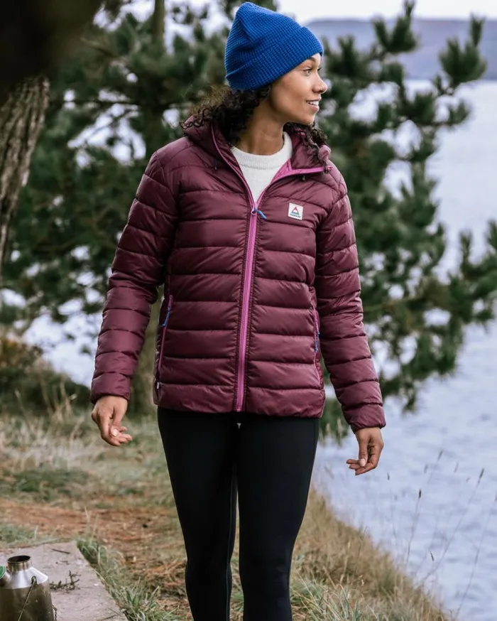 Passenger Clothing Pow Recycled 20 Insulated Jacket Wine Women Jackets