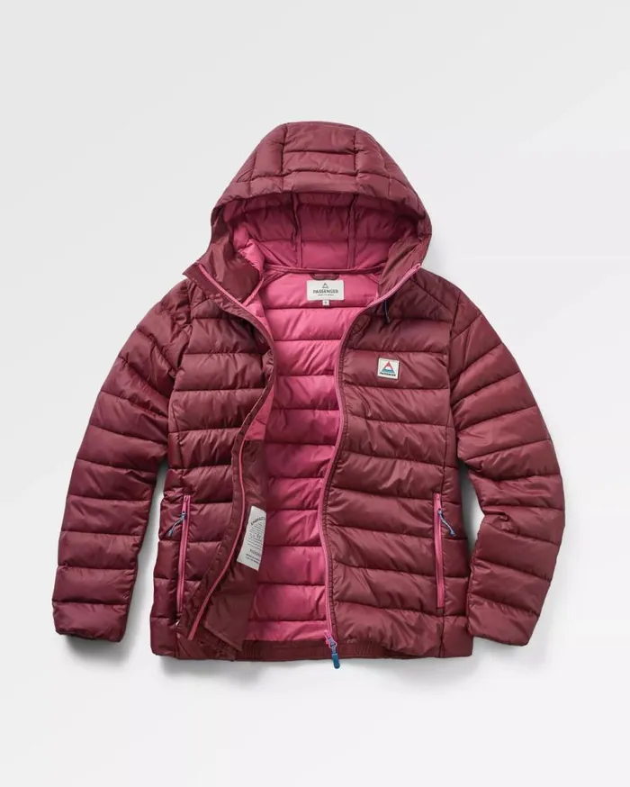 Passenger Clothing Pow Recycled 20 Insulated Jacket Wine Women Jackets