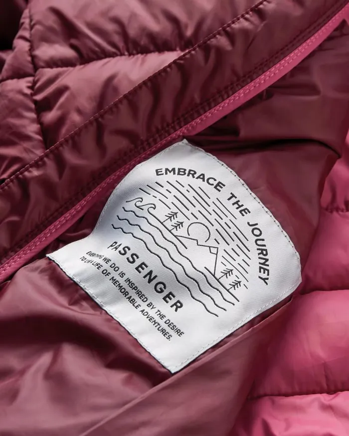 Passenger Clothing Pow Recycled 20 Insulated Jacket Wine Women Jackets