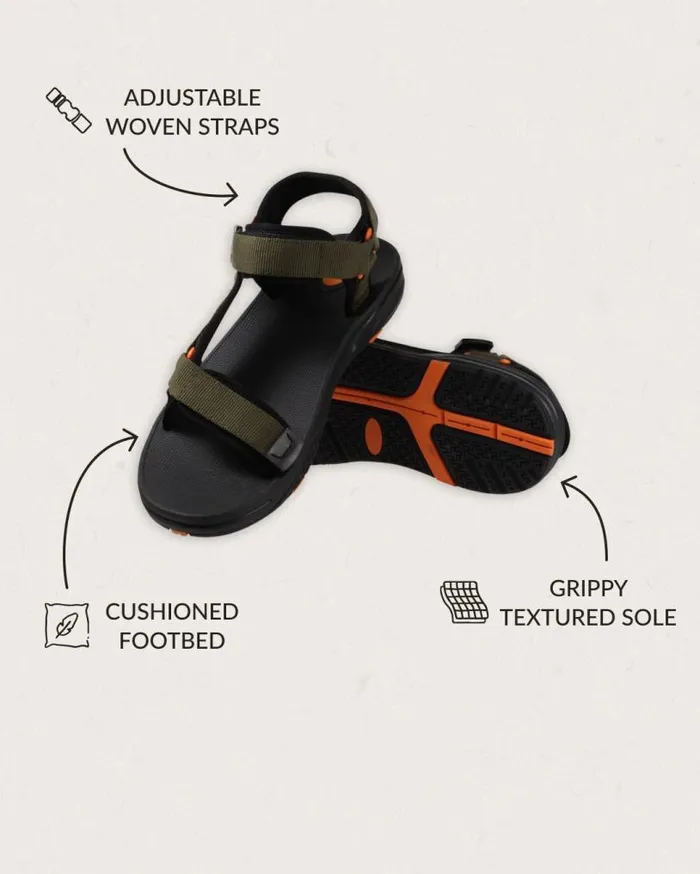 Passenger Clothing Rising Sandal Khaki Men Flip Flops and Sandals