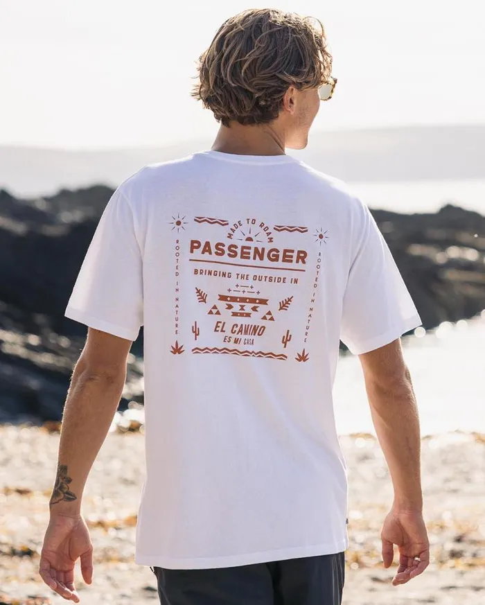 Passenger Clothing Roam Free Recycled Cotton TShirt White Men TShirts and Vests