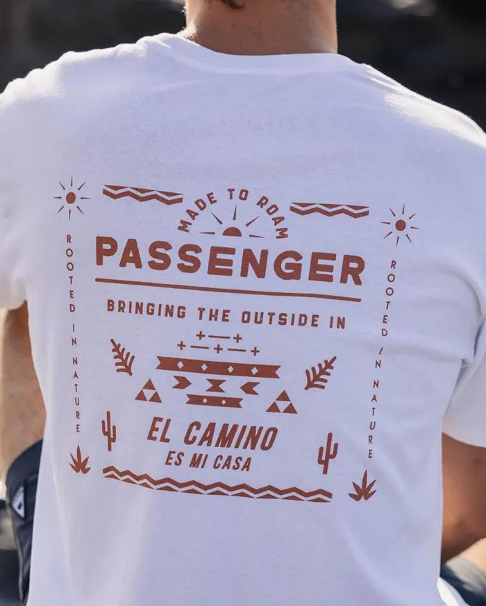 Passenger Clothing Roam Free Recycled Cotton TShirt White Men TShirts and Vests