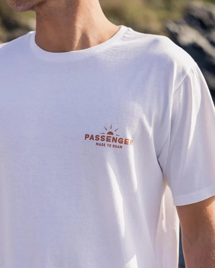 Passenger Clothing Roam Free Recycled Cotton TShirt White Men TShirts and Vests