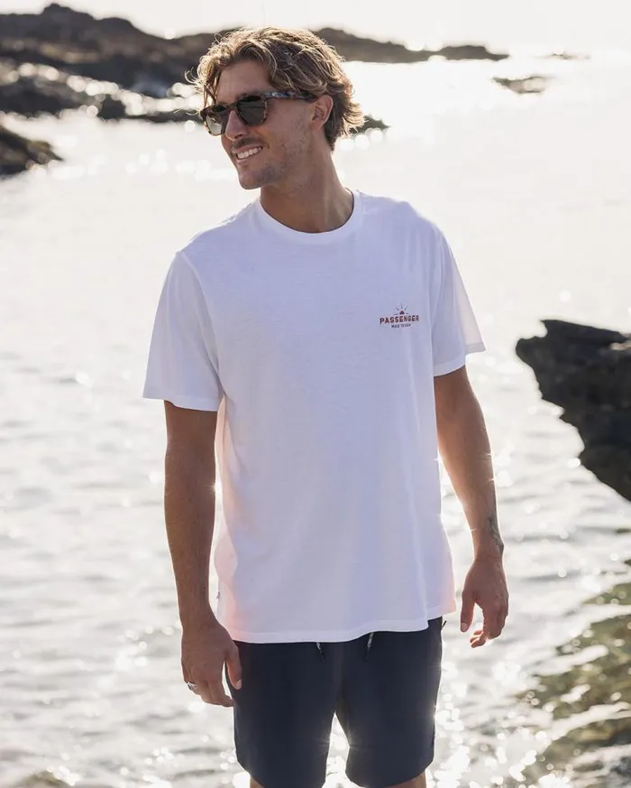Passenger Clothing Roam Free Recycled Cotton TShirt White Men TShirts and Vests