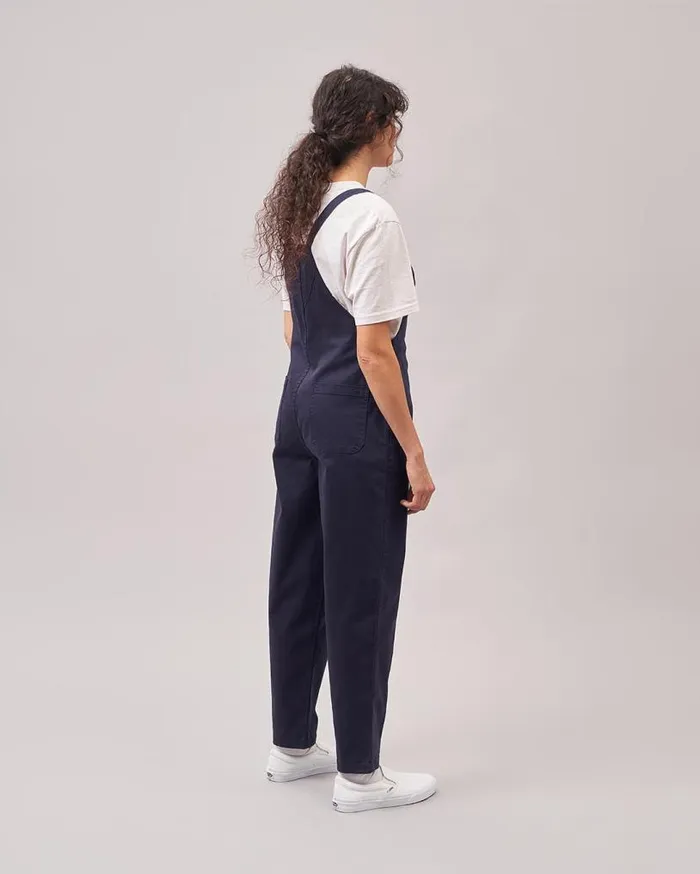 Passenger Clothing Verglass Dungarees Deep Navy Women Dungarees and Trousers