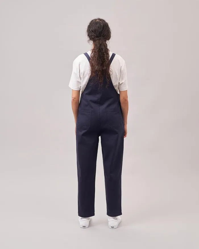 Passenger Clothing Verglass Dungarees Deep Navy Women Dungarees and Trousers