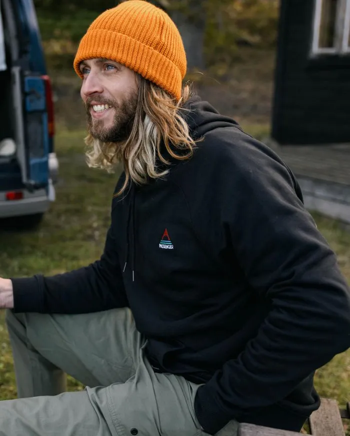 Passenger Clothing Vita Hoodie Black Men Hoodies and Sweatshirts