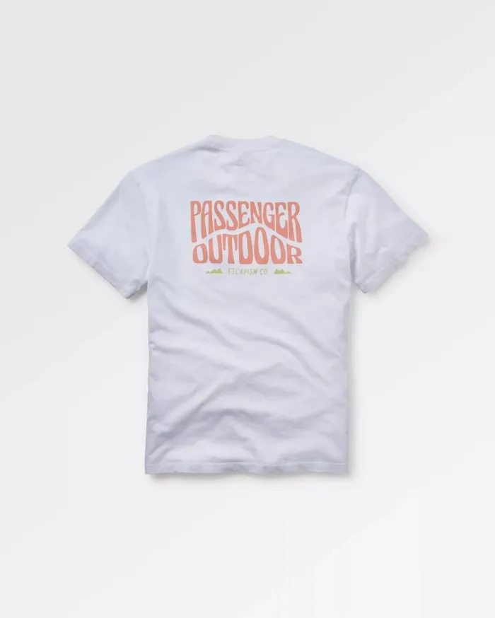 Passenger Clothing Yuca Recycled Relaxed Fit TShirt White Men TShirts and Vests