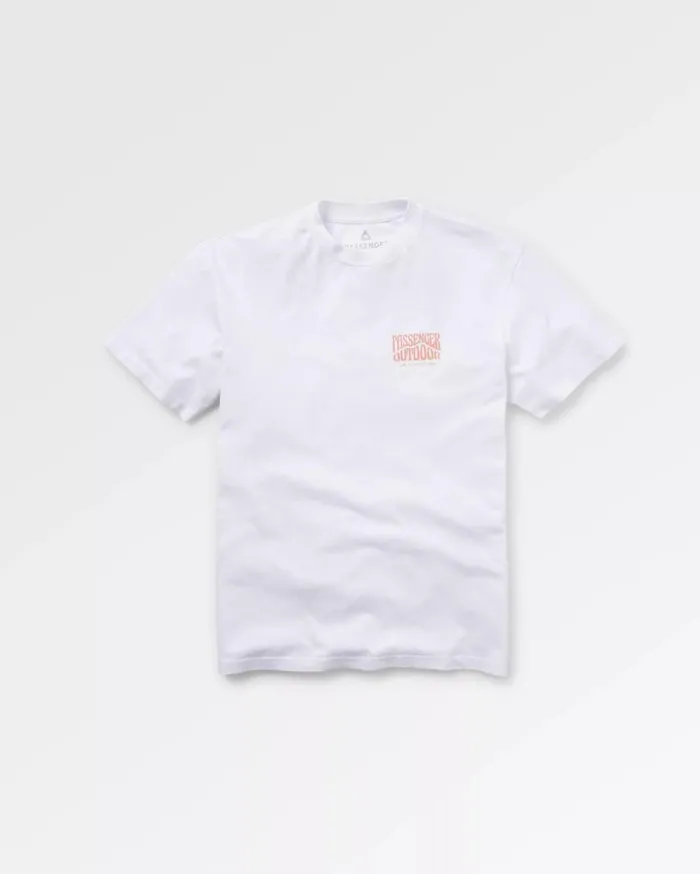 Passenger Clothing Yuca Recycled Relaxed Fit TShirt White Men TShirts and Vests