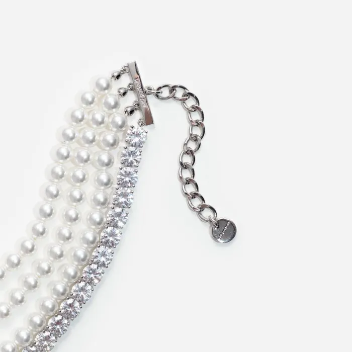 Pearl Diamante Bracelet Women Self Portrait Jewellery Pearl Diamante Bracelet Women Self Portrait Jewellery
