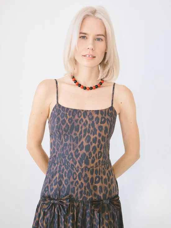 Persephone Midi Dress Dark Leopard Women Dresses Lisa Says Gah Persephone Midi Dress Dark Leopard Women Dresses Lisa Says Gah