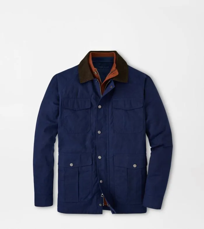 Peter Millar Jackets 038 Coats Men Waxed Cotton Field Jacket
