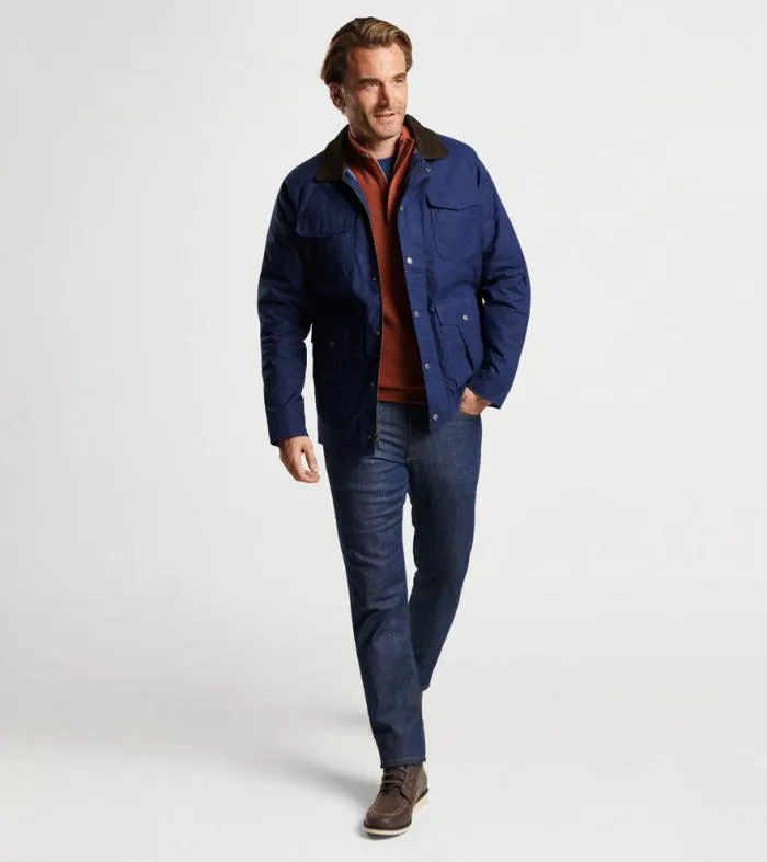 Peter Millar Jackets 038 Coats Men Waxed Cotton Field Jacket