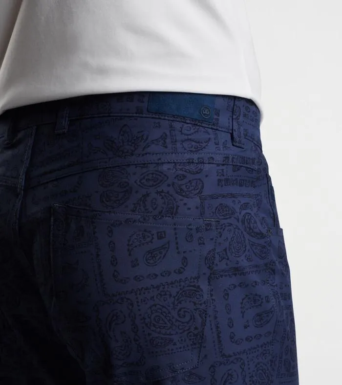 Peter Millar Pants GolfMen Eb66 Delos Paisley Performance FivePocket Pant