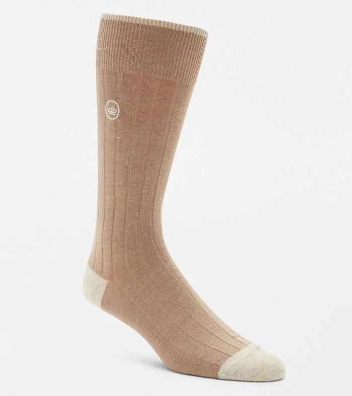 Peter Millar Socks Men Solid Rib Crew Sock