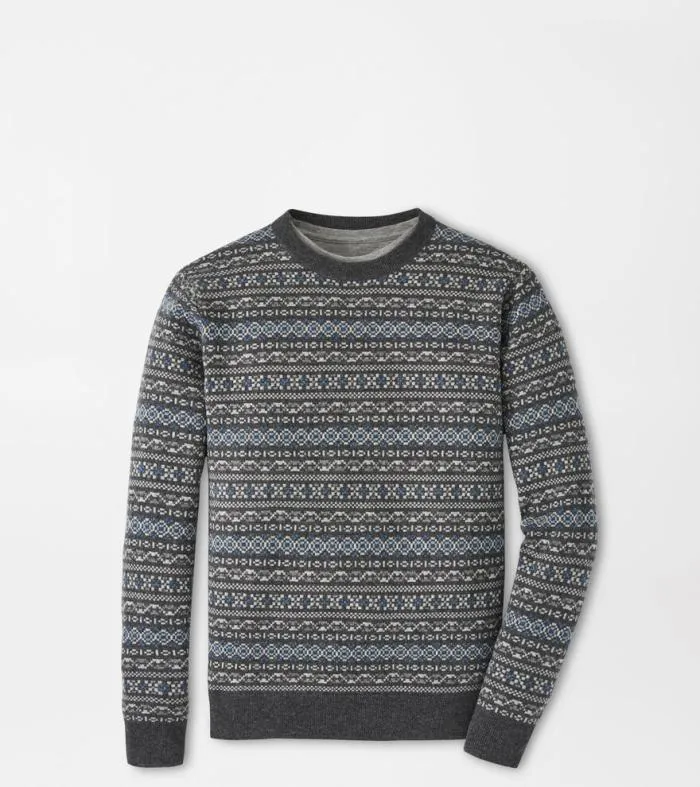 Peter Millar Sweaters Men Conway Wool Cashmere Fair Isle Crew