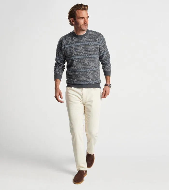Peter Millar Sweaters Men Conway Wool Cashmere Fair Isle Crew